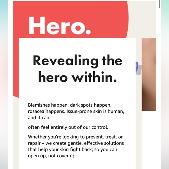 HERO COSMETICS RESCUE BALM POST-BLEMISH RECOVERY CREAM MINI NIP - Picture 14 of 16